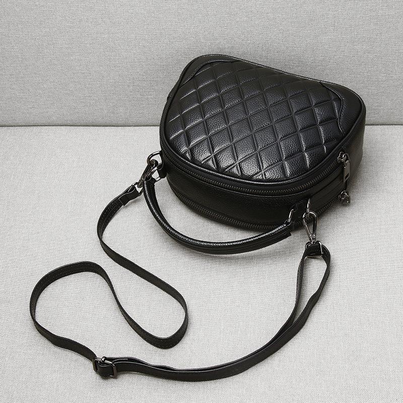 Geantă de piele moale pentru femei, geantă de mână cu diamant, geantă de umăr mică, geantă rotundă mică, geantă de mână pentru femei, geantă de mână cu un umăr