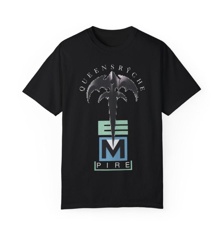 Queensryche 1991 World Tour Shirt – Rare Building Empires Double Sided Unisex Te Unisex T-Shirt XXXL