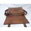17 In Vintage Leather Briefcase Office Messenger Bag Satchel Laptop Shoulder Bag