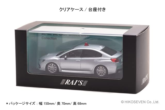 Subaru WRX S4 Eye Sight 2019 Saitama Prefectural Police Highway Traffic Police Force Vehicle Masked Silver Finished Product RAI'S 1/43 2.0GT (VAG)