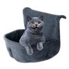 MXLA Cats Heaters Bed Soft Plush Hammock Bed Detachable Large Cats Sleep Bed Resting Nest for Various Size Cats Indoor Cats Bed