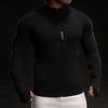 New Quick-drying Ice Silk Long-sleeved T-shirt Men's Casual Sports Elastic Fitness Outdoor T-shirt Top Men