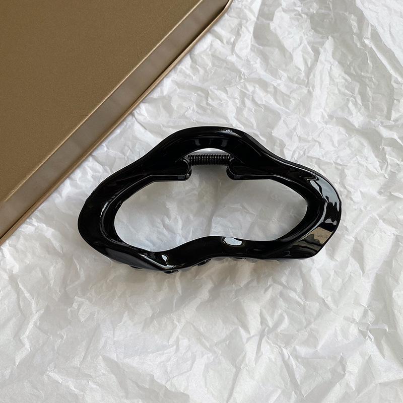 High-End Transparente Haarklammer mit Haifischzahn für dickes Haar - Großes Damenaccessoire