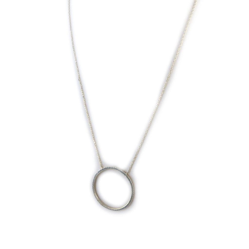Les Trésors De Lily [N7158] - Gold Plated 'Navajos' Turquoise Gold Plated Necklace (circle)