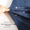 Women's High-Waisted Slim Fit Wide-Leg Jeans - Perfect for Shorter People, Popular for Autumn To Spring