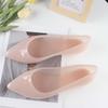 Fashion FHC New Style Women Rainshoes,Ankle Rubber Kitchen Working Shoes,Mark Shopping Jellys,Galoshes,Transparent,Nude,White,Dropship