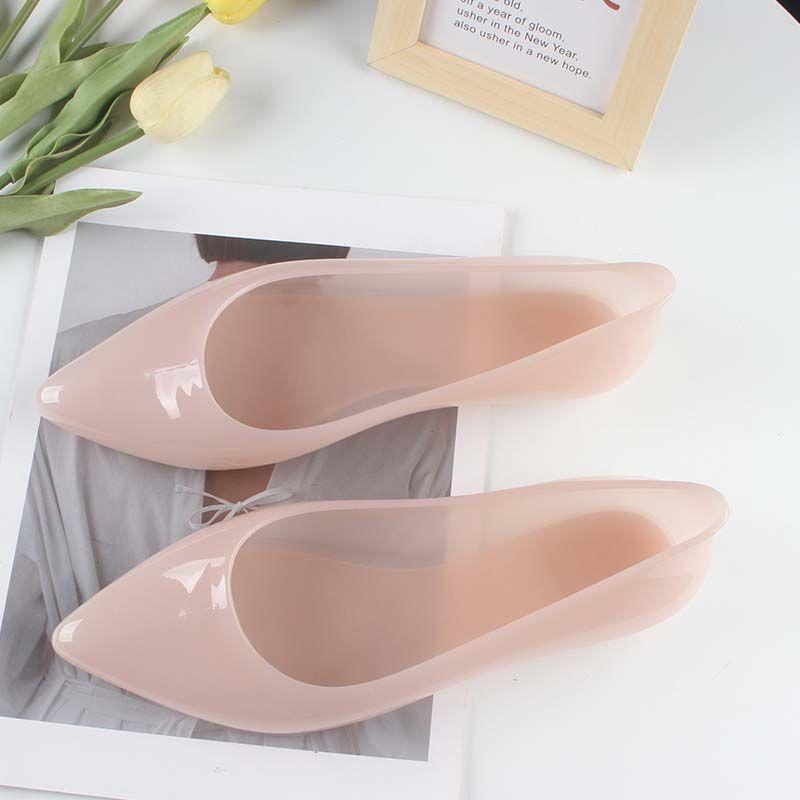 Fashion FHC New Style Women Rainshoes,Ankle Rubber Kitchen Working Shoes,Mark Shopping Jellys,Galoshes,Transparent,Nude,White,Dropship
