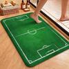 Green Soccer Field Indoor Rug Soft Nonslip Carpet For Living Room Play Area Hallway Home Party Decor Valentine'S Day Gift