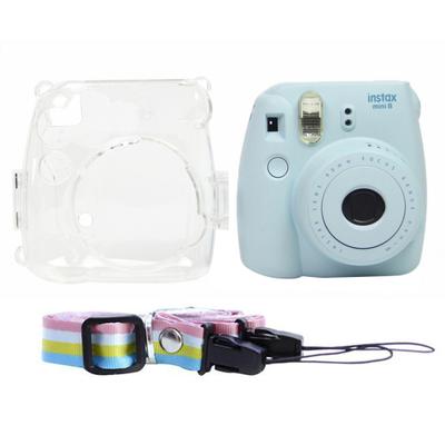 Taşınabilir Kamera Koruyucu Kılıf CAIUL Checky Instax Mini 8/8+/9 için Şeffaf Kılıf