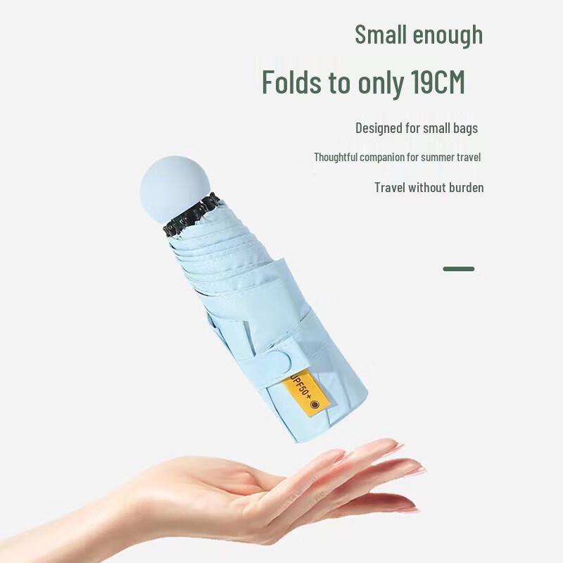 Senmoh 5-Fold Manual UV Sun & Rain Umbrella