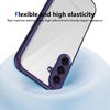 KEYSION Transparent Phone Case for Samsung A56 5G A36 A26 Silicone+PC Clear Shockproof Phone Cover for Galaxy A16 4G 5G
