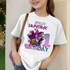 New Kpop Demon Hunters T-shirts for Children Cartoon Number Printed Short-sleeved Top Girls Summer Fashion T-shirt Birthday Gift