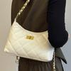 Stylish and High-value Diamond Chain Bag, Dumpling Tote Bag, Foreign Style Summer Underarm Bag, Single Shoulder Crossbody Commuter Bag for Women