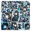50pcs Demon Slayer Tokitou Muichirou Anime Stickers Cool Cartoon Decals Giraffiti Toys DIY Skateboard Phone Fridge Kid Toy