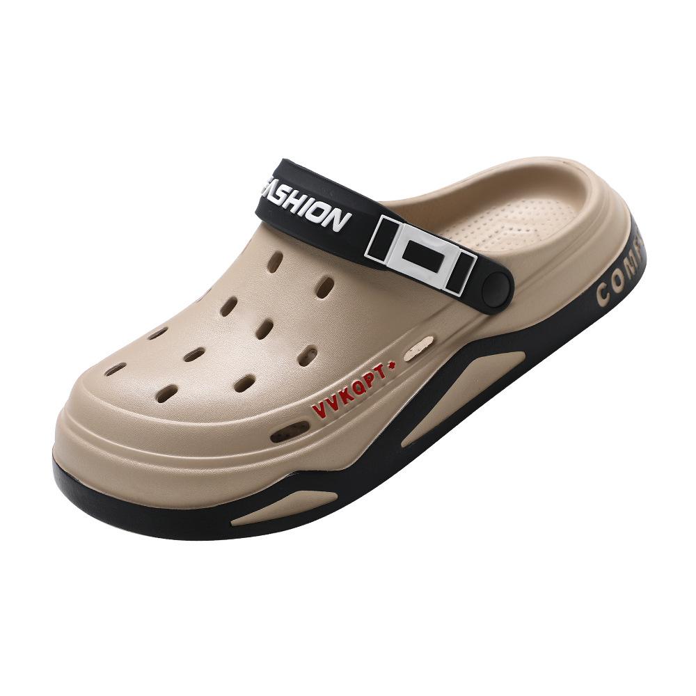 2025 Herren Hausschuhe Lochschuhe Jungen Strandschuhe Eva Leichte Sandalen Hausschuhe Sommer Outdoor Watschuhe Rutschfeste Schuhe