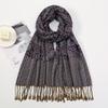 Fashion Winter Scarf Cashmere Women Pashmina Design Floral Wrap Female Thick Blanket Soft Bufanda Shawl Kerchief