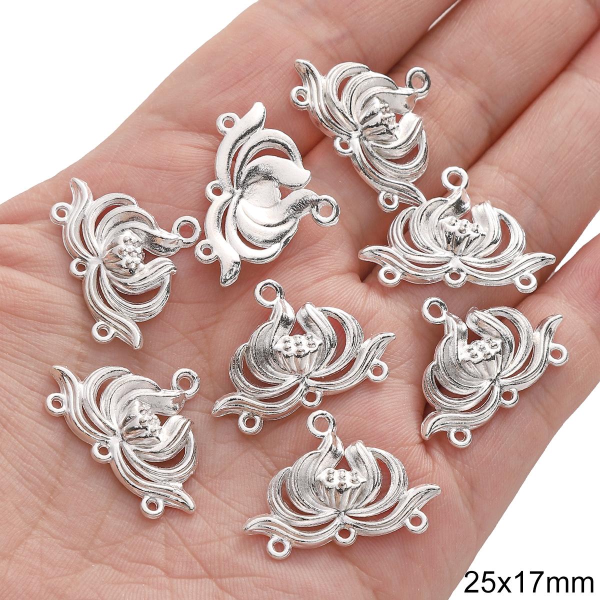 

Сплав Новые Аксессуары в Китайском Стиле Шармы Подвеска Для Изготовления Ювелирных Изделий DIY Серьги Ожерелье Браслет 25x17mm 3pcs