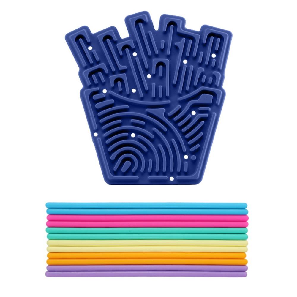 

Сенсорная доска из силикона для тихих занятий, развивающая доска для детей и взрослых style E