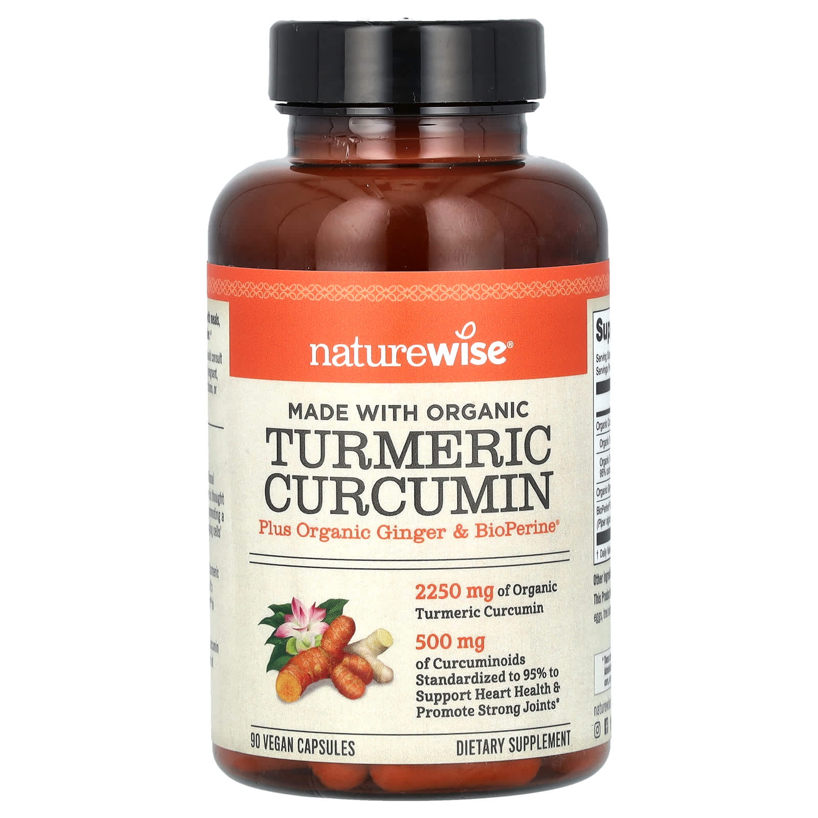 

Organic Turmeric Curcumin, Veggie Capsules 90