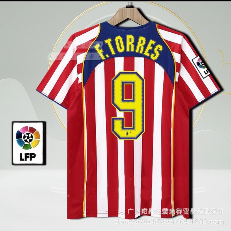 Vintage football jersey 0405 season Atletico Madrid LFC98 France 06 France 0708 Manchester United football jersey with print