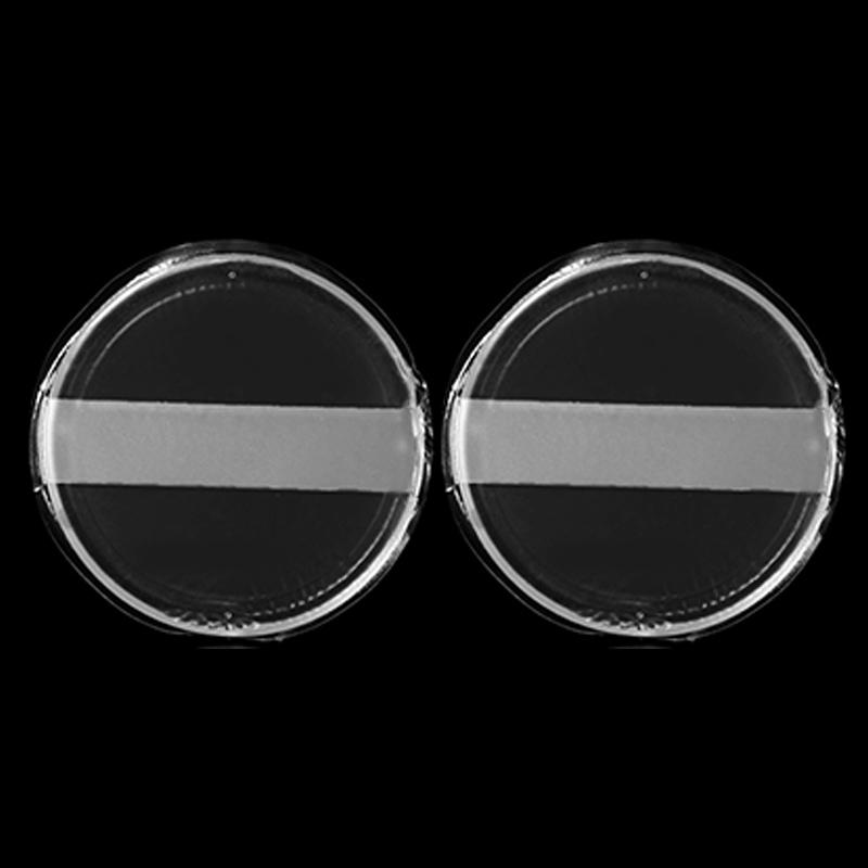 1/20 st sminkpuderpuff silikon non-stick mjuk transparent rund droppformad kosmetisk kraftsvamppuff smidig blandning
