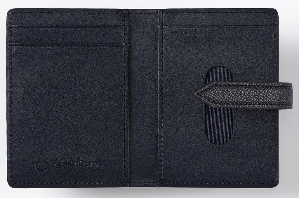 Franklin Planner Color Noblesse II 2-Sided Pass Case, Navy, 64034