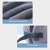 New Portable U-Shaped Memory Foam Pillow with Fleece Cover Airplane Neck Support Travel Pillow for Comfortable Sleep On-the-go