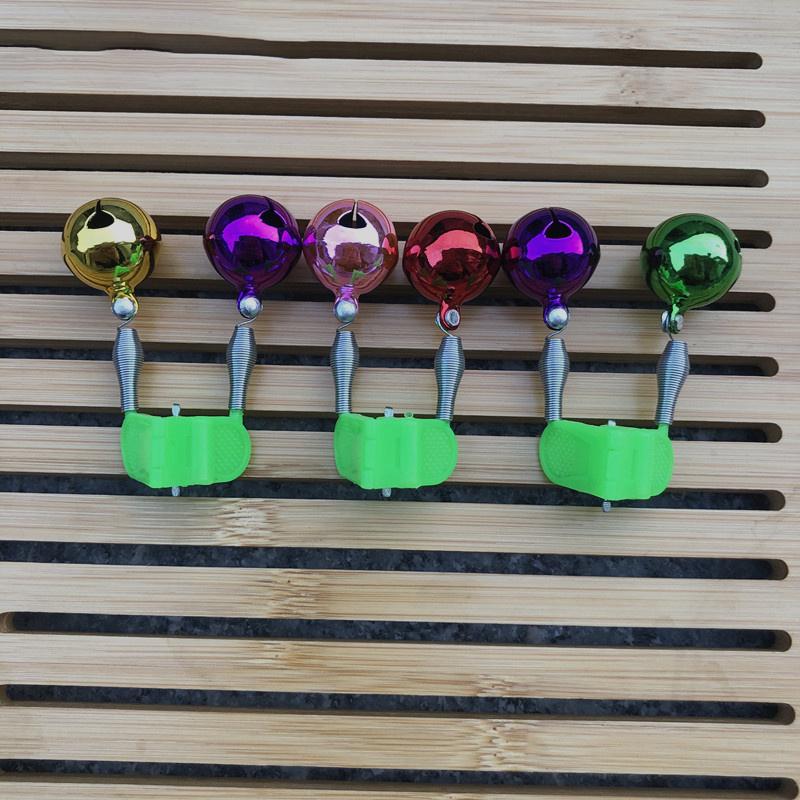 Fishing Bite Bait Alarm Fishing Rod Clip Double Bells Fishing Accessories Outdoor Accessories