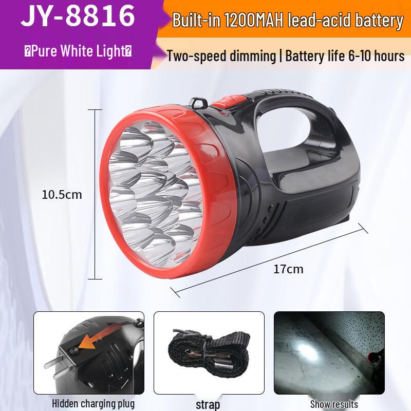 Jujingyang Multifunctional Rechargeable LED Flashlight