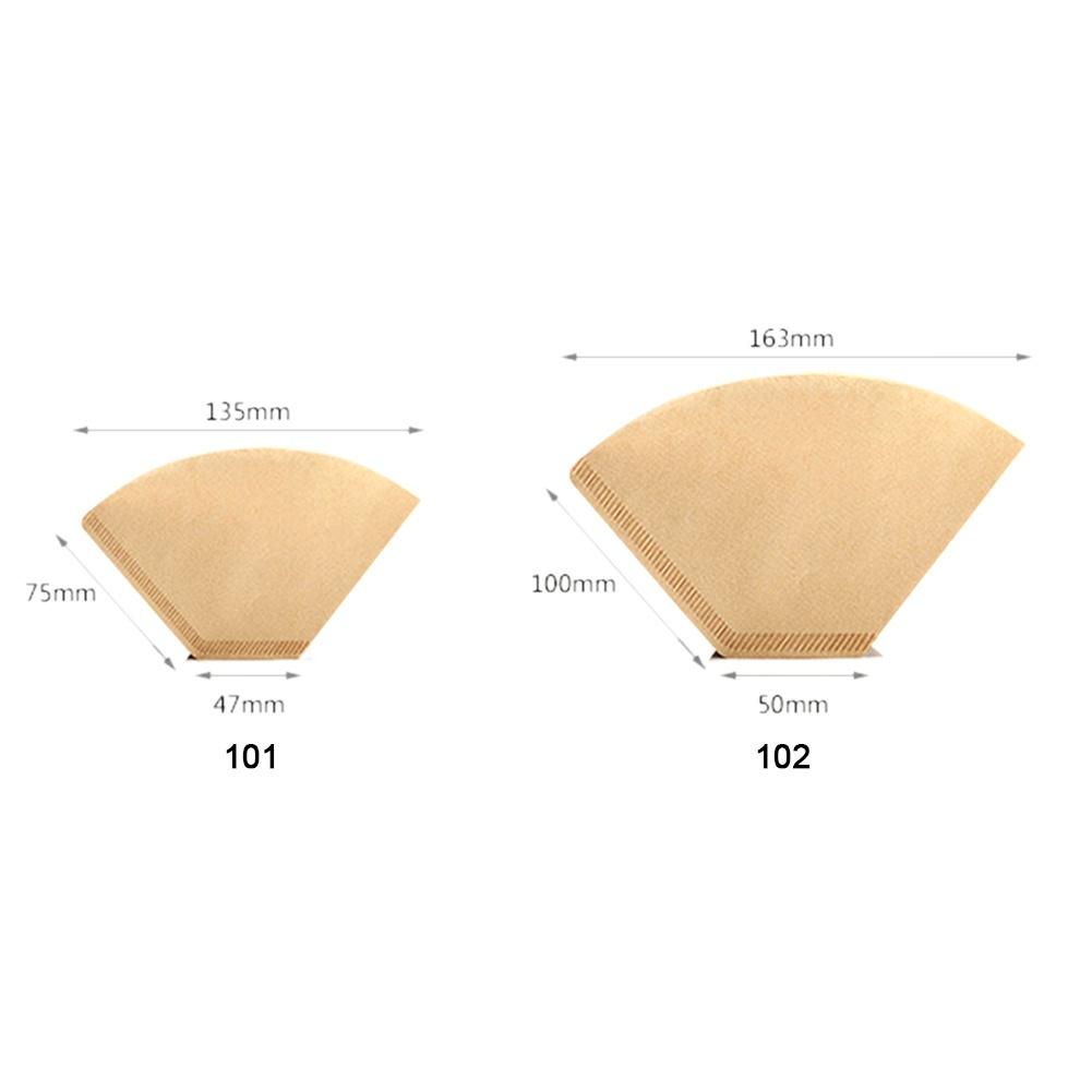 Paper Coffee Filter Safe Useful Unbleached Coffe Bar Sector Home