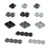 DIY Bricks 1x1 1x2 2x2 1x4 With Studs On Both Side MOC Technical Building Blocks Assembles Particles Creative Toys For Kids