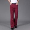 Jeans svasati da uomo Pantaloni svasati in denim Eastic a vita media da uomo Pantaloni svasati alla moda slim fit