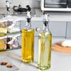 1/2PCS 250ML clear glass olive oil bottle Kitchen Seasoning Soy Sauce Vinegar Press Type Cruet Barbecue Bottle Home Supplies