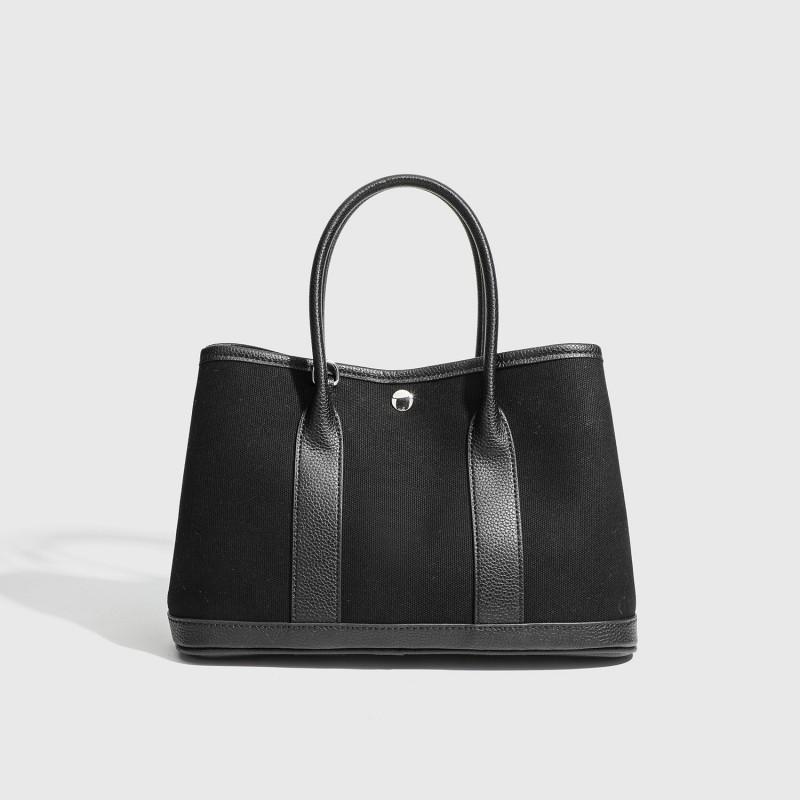 Plátěná taška Tote s velkou kapacitou Dámský design Měkká střední velikost přes rameno S kapsou na zip Přihrádkou na ID