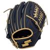 SSK Soft Baseball Glove SMG26WC Navy X Camel (7012) L (Right Hand Throw) 11.5 Inch