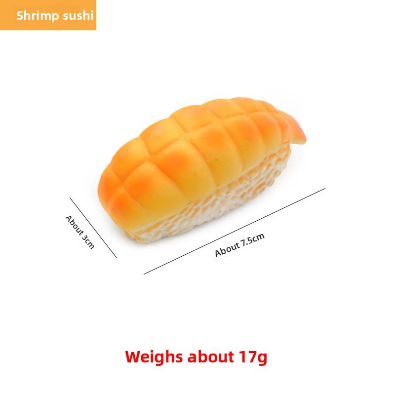2025 Sushi Shaped Dog Toy, Soft Latex Squeaky Toy Perfect For Small To Medium Dogs, Innovative Food Themed Canine Play Toys New