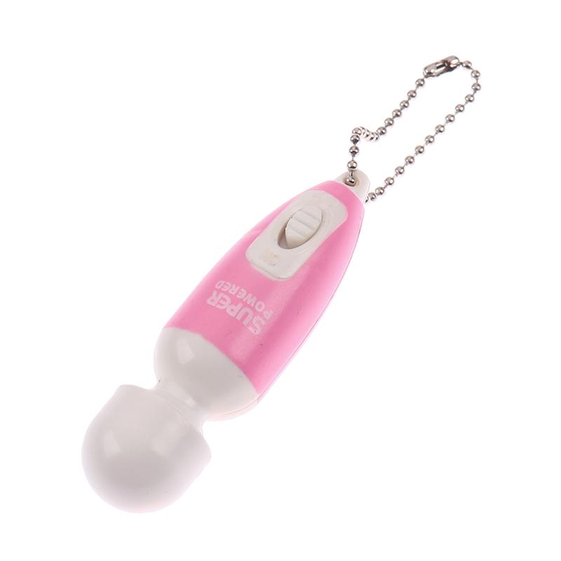 Portable Mini Cute Key Chain Full Body Massage Stick Fast Vibrate Relaxing