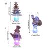 Illuminated LED Acrylic Christmas Decoration Tabletop Ornament Christmas Decorative Nightlight For Home Office Bedroom
