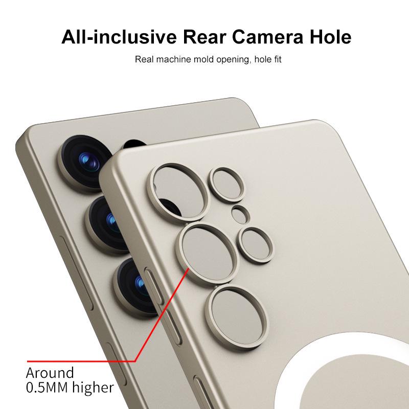 Samsung S25 Ultra Magnetic Ring Wireless Charging Protective Case
