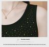 2024 Fashionable Heavy-Duty Diamond Bottoming Sleeveless Vest with Inner Slim Strap