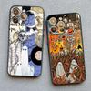 Matte Phone Case For iPhone 17 16 11 13 12 14 15 Pro Max 12 Mini 16 15 Plus X XS XR Ghost Illustration 11 Silicone Back Covers