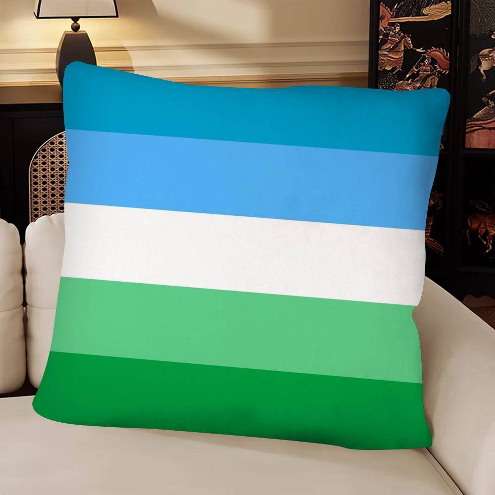 New Pride Bisexual Homosexual Pillow Case Fashion Square Pillowcase Bedroom Sofa Room Ins Decoration Leisure