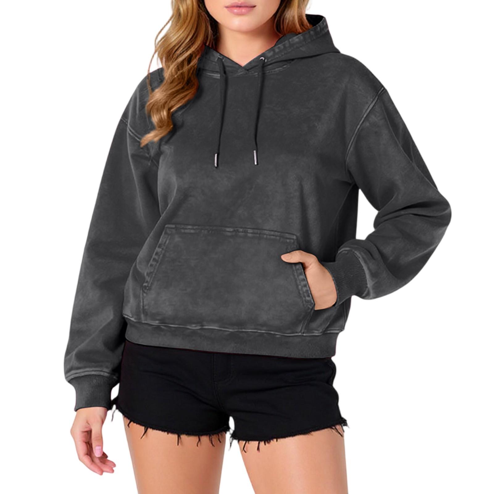 

Женский однотонный ретро-свитшот с восковой печатью в старинном стиле XXL