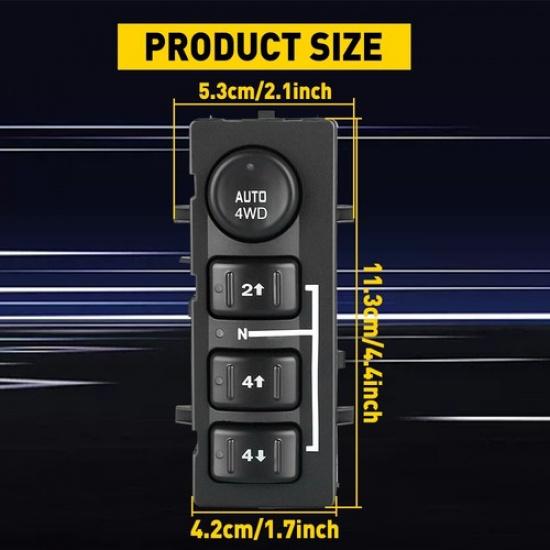 For Chevy Silverado Sierra 1500 03-07 4WD Selector Control Switch 15136039 EOA