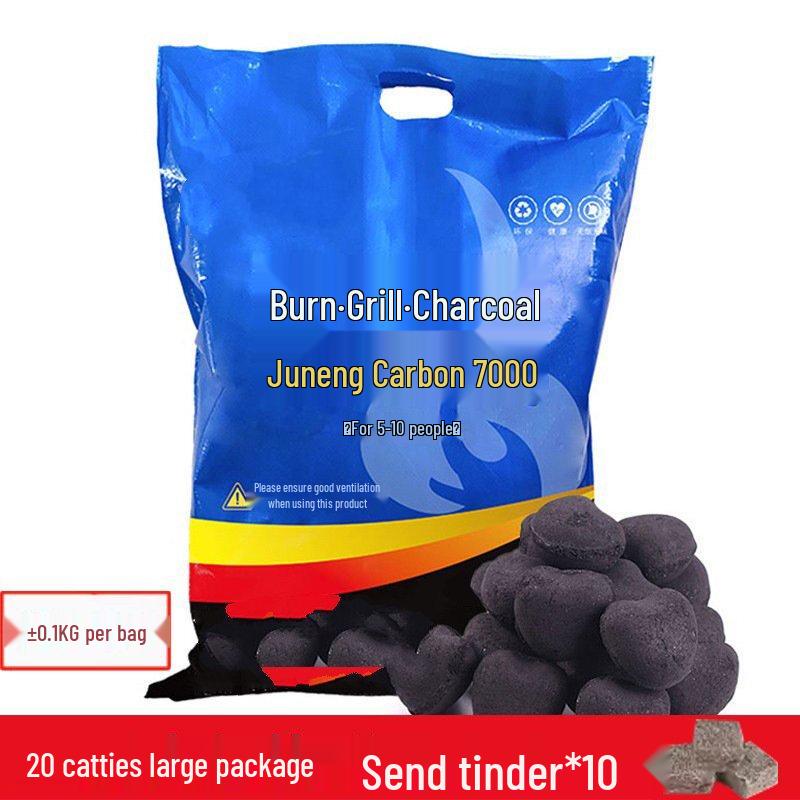 ZhiShi 10kg Barbecue Charcoal & Fire Starters