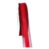 2.5cm Width Organza Ribbon Silver Edge Offset Printing Gold Edged Ribbon Glitter Tulle 45 Yards Length Lurex Ribbon