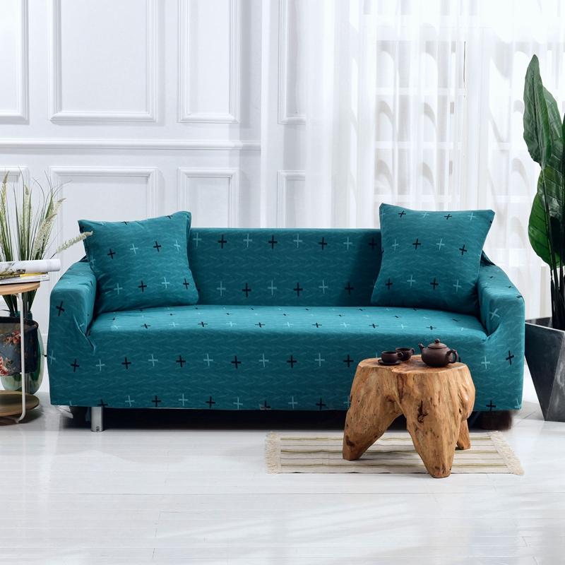 Elastic Sofa Cover Spandex Slipcovers Sofa Cover for Living Room Universal All-inclusive Sectional Couch Cover 1/2/3/4 seater