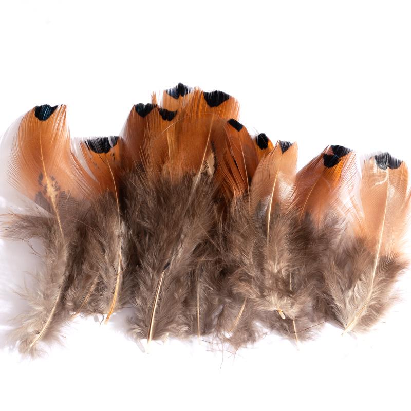 80 Natural Pheasant Feather Decorative Diy Jewelry Hair Accessories Material Cat Stick Toy Accessories
