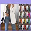 Stylish Women's Blazer Slim Fit Work Ol Jacket Long Sleeve Plus Size Coat For Office Wear