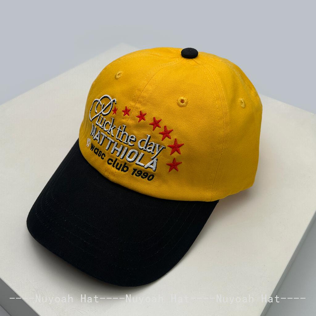 Baseball Letteringing Alphabet Stitched KFashion Style Korean Preppy Women Men Her Him For Fresh Caps Peaked Hats Sunshade Personal Versatile